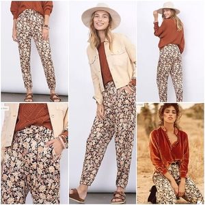 Anthropologie Diandra Pleated Jogger pants size US 4 nwt